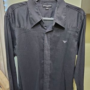 Black Emporio Armani Dress Shirt